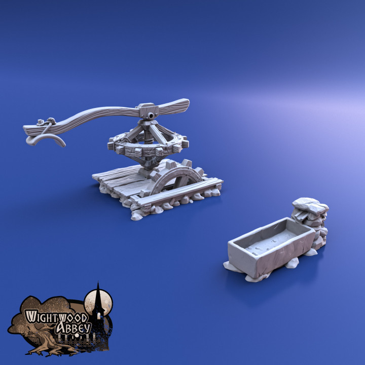 medievale acqua pompa giocattoli Giochi fantasia terreno agricoltura Wightwood 3D print model - Mito3D