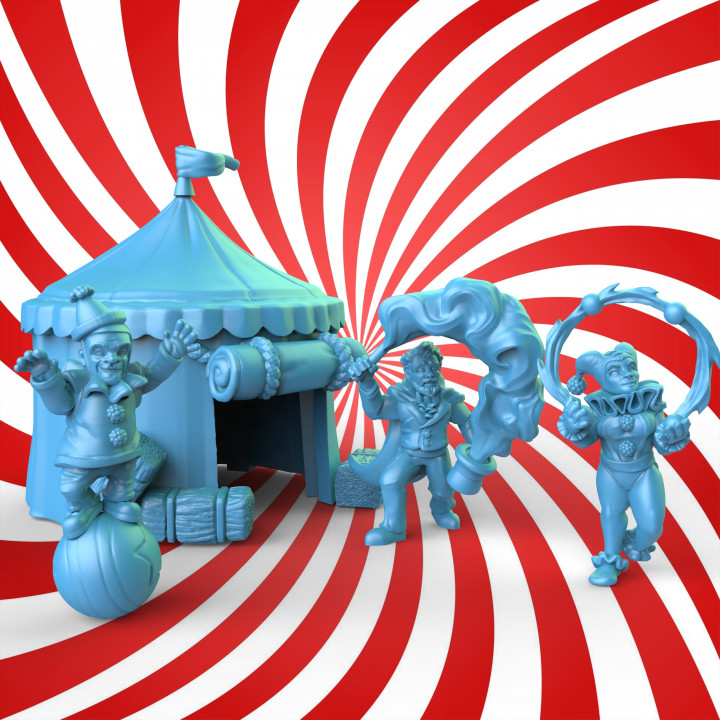 kickstarter magic circus toys & games 3D print model - Mito3D