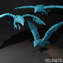 faucon présupporté jouets Jeux oiseau Aigle fantaisie corbeau rapace dnd donjons dragons familier prise charge proie 3d print model - Mito3D