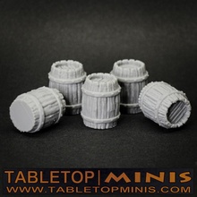 bois baril jouets Jeux terrain dnd tonnelet dispersion 3d print model - Mito3D