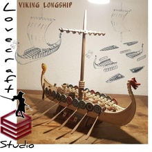 Embarcacion juguetes juegos vikingo guerra guerras leyendas lovecraft acorazado drakkar barco vela velas edad paño vikingas juego naval 3d print model - Mito3D