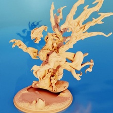 Erwachsene Schatten Drachen Geschäft Monster Miniatur enorm Schattenfell 3d print model - Mito3D