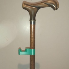 cane holder & garden walkingstick 3d print model - Mito3D