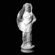 deusa vestindo chiton museu britânico londres scan 3d print model - Mito3D