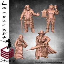 townfolks toys & games doctor town merchant plague granny villagers crier townfolksset2 thefrost 3d print model - Mito3D