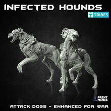 infected hounds - outbreak collection toys & games animal mutated fungus pets dogs canine demonic infection 3d print model - Mito3D