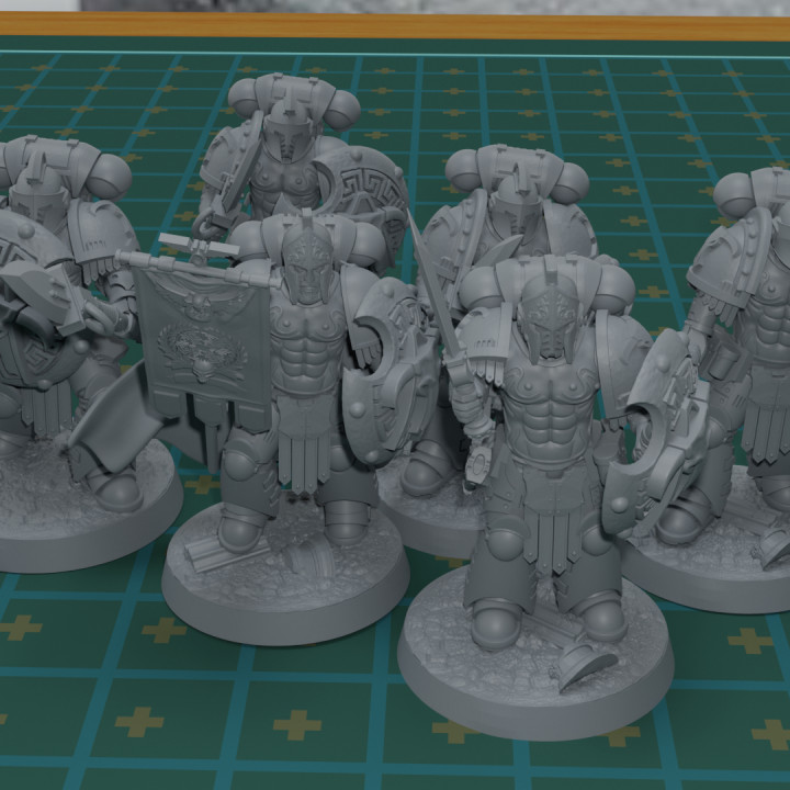 Uzay martan Tayfa masaüstü 40k Yunan Horus Warhammer kan Spartalı Kitbash deniz uzay denizi 30k melekler Primarch Yıldızlar Primaris Yunanlılar sapkınlık kanlı 3D print model - Mito3D