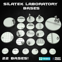 evil laboratory scenic bases - 22 miniatures outbreak collection toys & games mechanical terrain factory urban scenery 3d print model - Mito3D