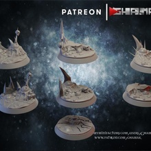 chaos4 base soutien prêt table dragons donjons fantaisie marteau guerre miniature jeu dnd 3d print model - Mito3D