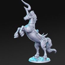 kirin - horse 32mm dnd toys & games rpg final 3d print model - Mito3D