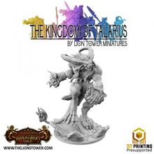 kingdom talarius - therion ifrit lord fire 32mm scale presupported monster special campaign price toys & games demon fantasy rpg warhammer finalfantasy dungeonsanddragons flame wargame pathfinder frostgrave ttrpg 3d print model - Mito3D