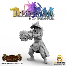kingdom talarius - war mages 2 32mm scale presupported miniatures toys & games water fire wizard magic elemental sorcery frostgrave sorcerer talarians 3d print model - Mito3D