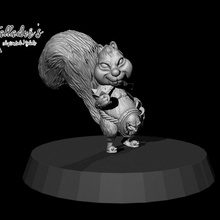 mad-tic squirrel toys & games fantasy football 3d print model - Mito3D