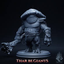 champignon vénéneux Titan boutique géant monstre mousse dnd myconid 3d print model - Mito3D