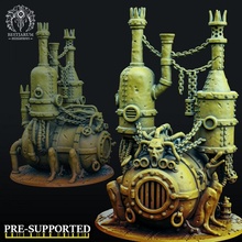 sacred machine toys & games chain punk technology steampunk mechanism steam device machinery 3d print model - Mito3D