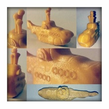 submarino amarillo beatles 3d print model - Mito3D