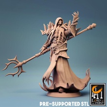 necromancer 3 toys & games demon monster mage evil dnd sorcerer wight 3d print model - Mito3D