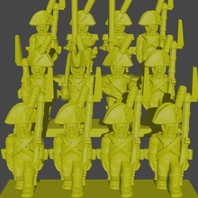6-15mm spanish fusilier battalion 1808 toys & games black epic supportless europe spain napoleon infantry 6mm 10mm 15mm powder napoleonic asunder peninsular 3d print model - Mito3D