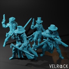order darkheart pack presupported toys & games fantasy fighter human pirate victorian wizard hunter d&d rogue dnd dungeons dragons blackheart sorcerer supported ravenloft 3d print model - Mito3D