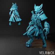 male werewolf pirate presupported toys & games beast fantasy fighter sailor wolf captain d&d rogue dnd dungeons dragons corsair lycan buccaneer swashbuckler supported 3d print model - Mito3D