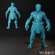 male warforged noble presupported toys & games fantasy mage d&d dnd dungeons dragons sorcerer artificer eberron supported 3d print model - Mito3D