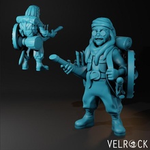 male halfling valor bard bagpipes presupported toys & games 3d print model - Mito3D