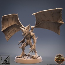blood wing faber - vampires strachenfeld toys & games creature dragons dungeons vampire wings miniature tabletop wargame dnd daybreak 3d print model - Mito3D