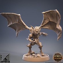 blood wing sonus - vampires strachenfeld toys & games creature dragons dungeons vampire wings miniature tabletop wargame dnd daybreak 3d print model - Mito3D