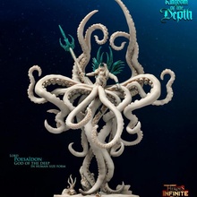 Kral şiir don Tanrı derin insan boyut form oyuncaklar oyunlar epik fantezi balık Kraken mini model okyanus rpg deniz Köpekbalığı derinlik minyatür masa oyunu temel rol 3d print model - Mito3D