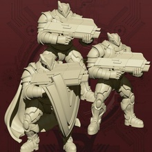 merhamet ulaşmak geçersiz şövalye üçlü Ayarlamak 2 oyuncaklar oyunlar 40k zırh Ordu fantezi dev asker Uzay Warhammer bilimkurgu siberpunk piyade deniz sonsuzluk dnd 3d print model - Mito3D