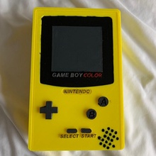 Game Boy Farbe rutschen Box Garten Halter Unterstützung Nintendo Container Spiel Spiele Gaming retro Jahrgang Junge Video Spieler Schwalbenschwanz spielen Rutsche 3d print model - Mito3D