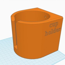 Mauer montiert Tasse Halter Unterstützung Garten cup holder 3d print model - Mito3D