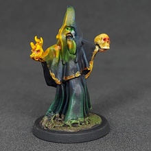 cultist pagan ritualist- pre-supported toys & games 3d print model - Mito3D