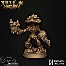 fungaren sporrior toys & games fantasy horror scifi mushroom tabletop dnd pathfinder myconid ttrpg eldritch battleyakminiatures 3d print model - Mito3D