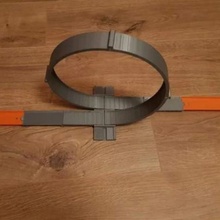 adaptador pára hotwheels curva looping brinquedos jogos rodas quente ciclo 3d print model - Mito3D