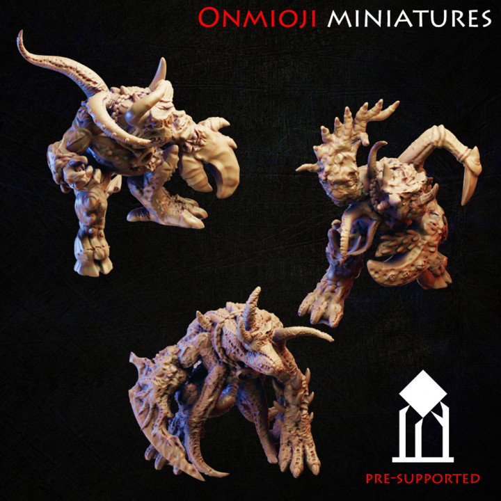 chaos monsters toys & games demon monster miniature tabletop mutant wargame spawn 3D print model - Mito3D