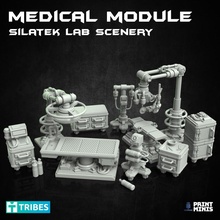 medical bay - evil lab scenery module outbreak collection toys & games terrain tabletop laboratory surgery scatter mortuary 3d print model - Mito3D
