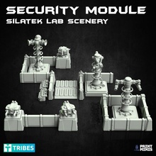 security - evil lab scenery module outbreak collection toys & games terrain defence tabletop walls scatter scenic turrets 3d print model - Mito3D