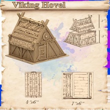 viking hovel toys & games house hut vikinglegends 3d print model - Mito3D