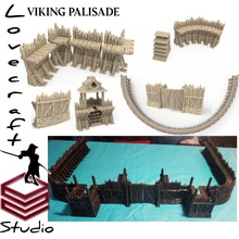 empalizada juguetes juegos vikingo pueblo leyendas vikingas 3d print model - Mito3D