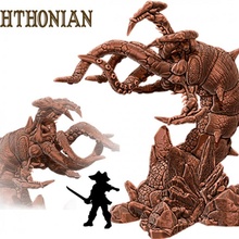 chthonian toys & games monster lovecraft chtulhu 3d print model - Mito3D