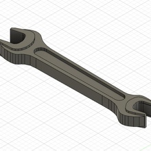 chave inglesa escala 1 10 jardim ferramenta garagem rc decoração 3d print model - Mito3D