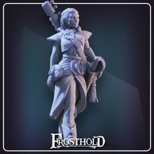 aster pace - bard toys & games fantasy mini rpg tabletop d&d dnd frosthold sitar 3d print model - Mito3D