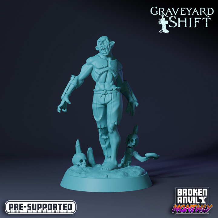 cimetière décalage goule jouets Jeux ville rpg marteau guerre dnd maudit ttrpg 3D print model - Mito3D