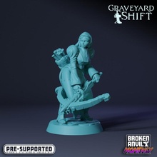 graveyard shift - hunter 4 toys & games city rpg warhammer dnd cursed ttrpg nun 3d print model - Mito3D
