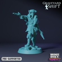 graveyard shift - hunter 5 toys & games city rpg vampire warhammer dnd cursed ttrpg 3d print model - Mito3D
