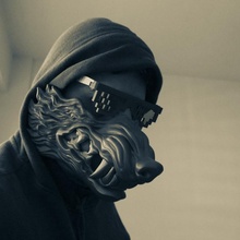 lobo máscara accesorios cosplay animal obra arte bestia disfraz salvaje hombre 3d print model - Mito3D