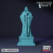 graveyard shift - guardian statue toys & games city rpg terrain warhammer adventure quest cursed ttrpg dndn 3d print model - Mito3D
