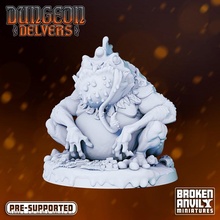 dungeon delvers tsathoggua god toad toys & games boss epic mini mythic adventure dnd 3d print model - Mito3D