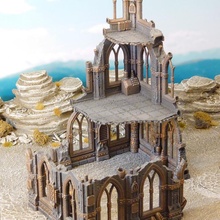 gothic scifi ruins toys & games terrain wargaming warhammer wargame warhammer40k ruin wargaming-terrain 3d print model - Mito3D